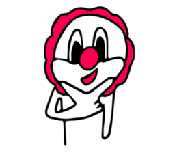 cute funny Clown sticker #15619752