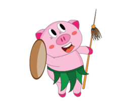 A Plump Pink Loves Sport Animated sticker #15620548