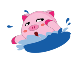 A Plump Pink Loves Sport Animated sticker #15620553