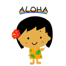 Mahalo chan 3 sticker #15620808