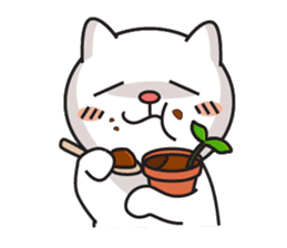 Rice cat's life sticker #15621038