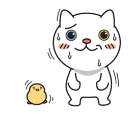 Rice cat's life sticker #15621056