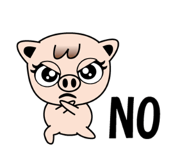 Little Pig Pootan sticker #15621655