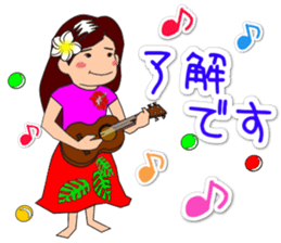 We love huladance. sticker #15622261