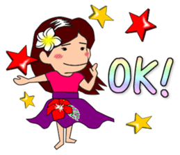 We love huladance. sticker #15622262