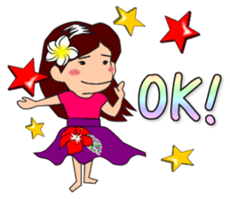 We love huladance. sticker #15622262