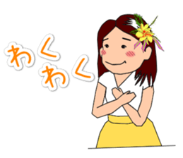 We love huladance. sticker #15622269