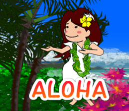 We love huladance. sticker #15622281