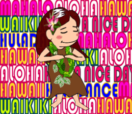 We love huladance. sticker #15622282