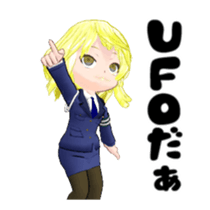 Move! Japanese female police officer2 sticker #15622395