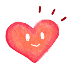 Heart character sticker #15622538