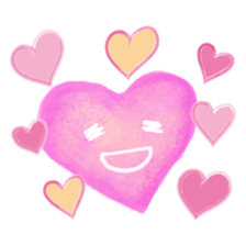 Heart character sticker #15622540