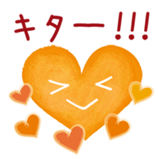 Heart character sticker #15622559