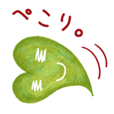 Heart character sticker #15622561