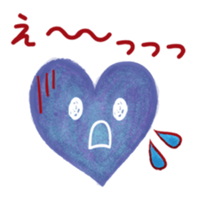Heart character sticker #15622564