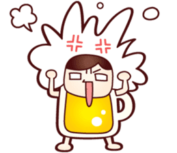 Mr.Love Beer SILENT sticker #15623193