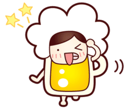 Mr.Love Beer SILENT sticker #15623194