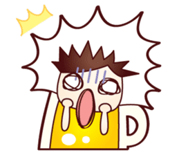 Mr.Love Beer SILENT sticker #15623198