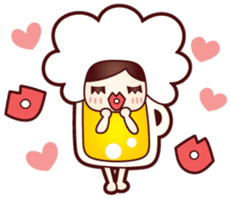 Mr.Love Beer SILENT sticker #15623201