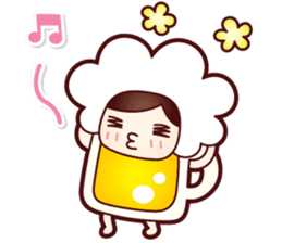 Mr.Love Beer SILENT sticker #15623208