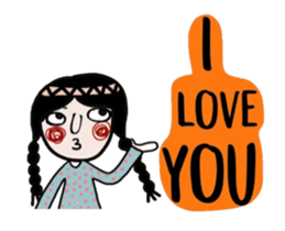 Mimi in January (Deutsch and English) sticker #15623496