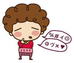 woman office worker [Balloon Sticker] sticker #15624472