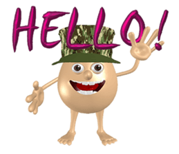 3D Egg Country part1: The Begining sticker #15624506