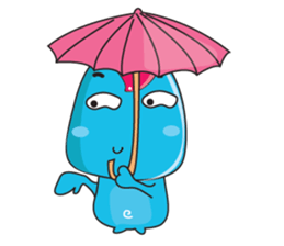 Mischievous Blue Goby sticker #15624631