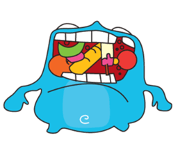 Mischievous Blue Goby sticker #15624634
