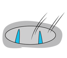 Mischievous Blue Goby sticker #15624636