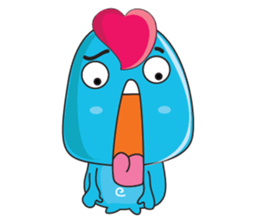 Mischievous Blue Goby sticker #15624647