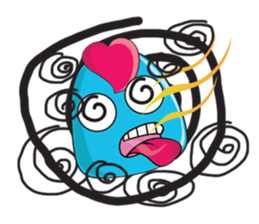 Mischievous Blue Goby sticker #15624648