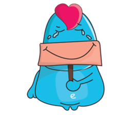 Mischievous Blue Goby sticker #15624651