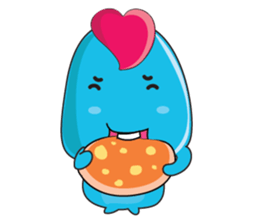 Mischievous Blue Goby sticker #15624661