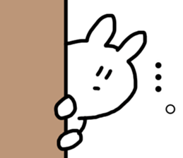 An expressionless rabbit sticker #15625095