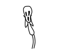 Simple stick figure stickers sticker #15625325