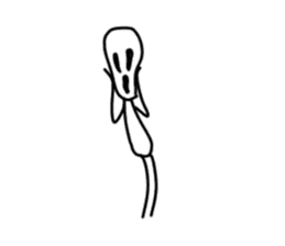Simple stick figure stickers sticker #15625325