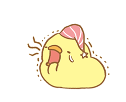 Start with the chicken sticker #15626288