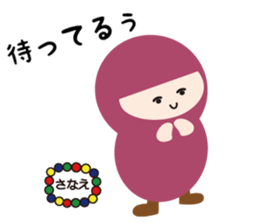 NAME NINJA "SANAE" sticker #15626400