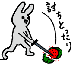 Bushi Rabbit2 sticker #15626415