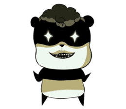 Scary Panda Kibo sticker #15627004