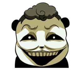 Scary Panda Kibo sticker #15627006