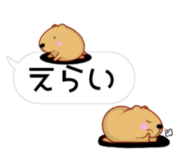 [Balloon] Kyapibara Nagoya valve sticker #15627813