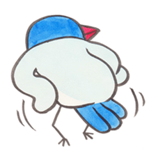 Daily soliloquence of Java sparrow sticker #15628301