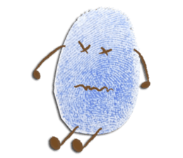 Mr&Mrs Thump finger print sticker #15628627