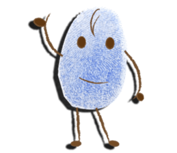 Mr&Mrs Thump finger print sticker #15628632