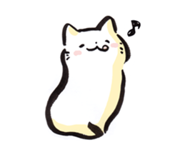 Relaxing animals. sticker #15628885