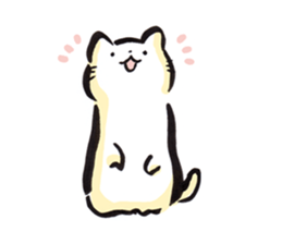 Relaxing animals. sticker #15628886