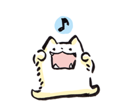 Relaxing animals. sticker #15628889