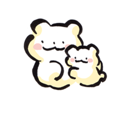 Relaxing animals. sticker #15628904